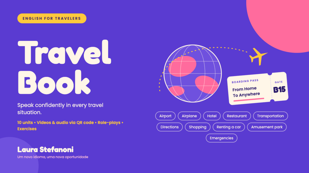Capa do Travel Book, de Laura Stefanoni